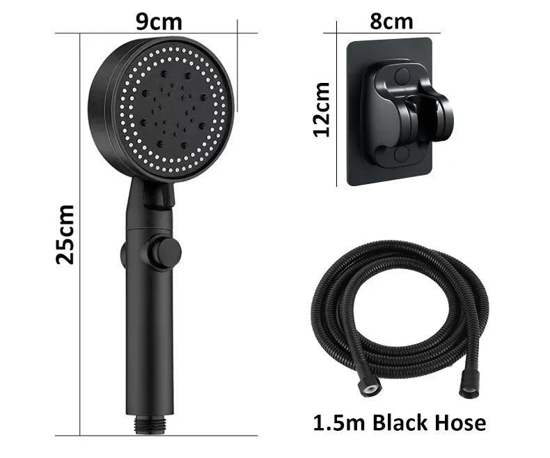Adjustable High Pressure Shower Head 5 Modes